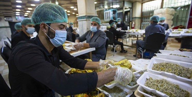 مهمانسرای حرم امام حسین (ع) روزانه ۲ هزار بسته افطاری توزیع می‌کند